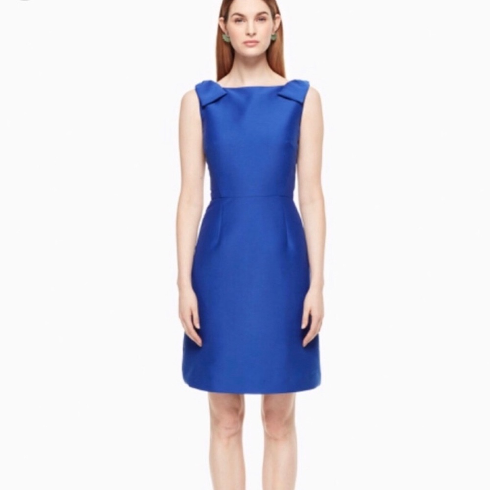 KATE SPADE Double Bow A-Line Dress Blue Women’s Size 2